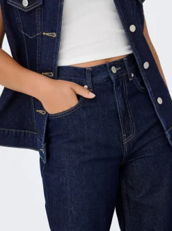 ONLLINEA High waist Wide leg fit Jeans
