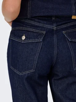 ONLLINEA High waist Wide leg fit Jeans