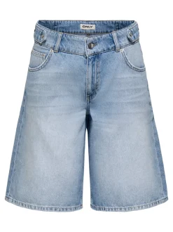 ONLLORAN Mid waist Bermuda Denim shorts
