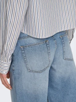 ONLLORAN Mid waist Bermuda Denim shorts