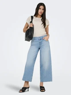 ONLLORAN Mid waist Wide leg fit Jeans