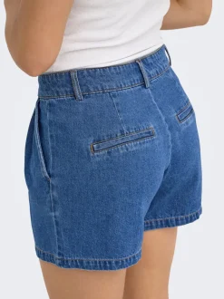 ONLLUKA Mid waist Loose fit Denim shorts