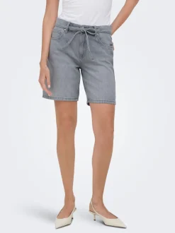 ONLLUMI Mid waist Wide leg fit Denim shorts