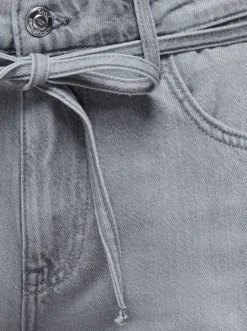 ONLLUMI Mid waist Wide leg fit Denim shorts