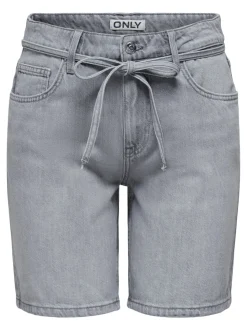ONLLUMI Mid waist Wide leg fit Denim shorts
