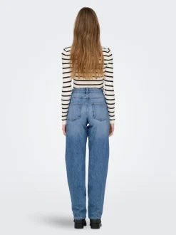 ONLLUMI Mid waist Mom fit Jeans