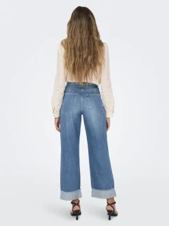 ONLMADDIE High waist Wide leg fit Jeans