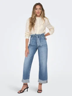 ONLMADDIE High waist Wide leg fit Jeans
