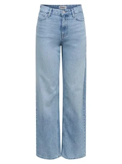 ONLMADDIE-O High waist Wide leg fit Jeans