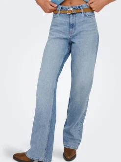 ONLMADDIE-O High waist Wide leg fit Jeans