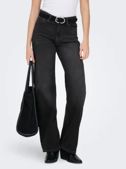 ONLMADDIE-O High waist Wide leg fit Jeans