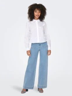 ONLMADELINE High waist Wide leg fit Jeans