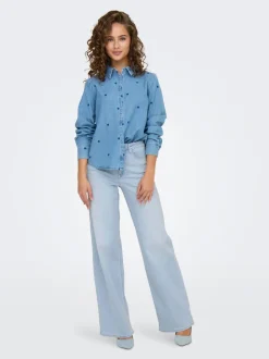 ONLMADISON High waist Wide leg fit Jeans