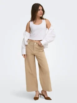 ONLMADISON-CLAIR Cropped fit Broeken