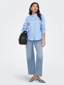 ONLMADISON High waist Wide leg fit Cropped Jeans