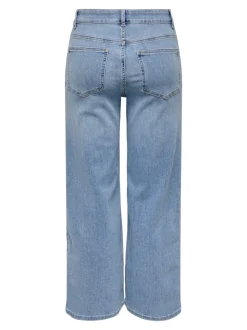 ONLMADISON High waist Wide leg fit Cropped Jeans