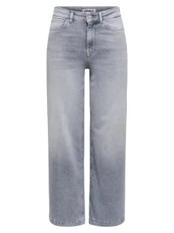 ONLMADISON High waist Wide leg fit Cropped Jeans