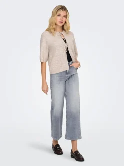 ONLMADISON High waist Wide leg fit Cropped Jeans
