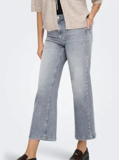 ONLMADISON High waist Wide leg fit Cropped Jeans