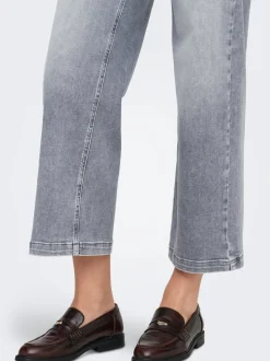 ONLMADISON High waist Wide leg fit Cropped Jeans