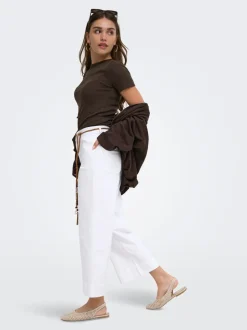 ONLMADISON High waist Wide leg fit Cropped Jeans
