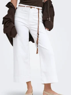 ONLMADISON High waist Wide leg fit Cropped Jeans