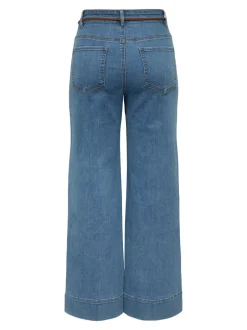 ONLMADISON High waist Wide leg fit Cropped Jeans