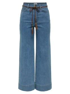 ONLMADISON High waist Wide leg fit Cropped Jeans