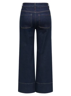 ONLMADISON High waist Wide leg fit Cropped Jeans