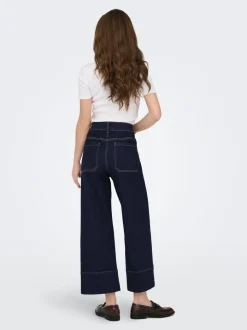 ONLMADISON High waist Wide leg fit Cropped Jeans