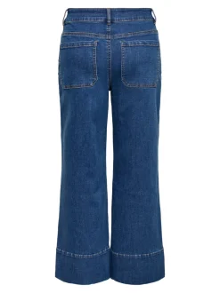 ONLMADISON High waist Wide leg fit Cropped Jeans