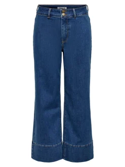 ONLMADISON High waist Wide leg fit Cropped Jeans
