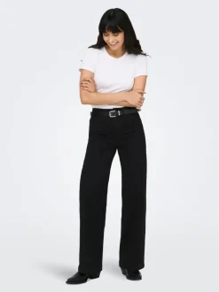 ONLMADISON-ROYAL High waist Wide leg fit Jeans