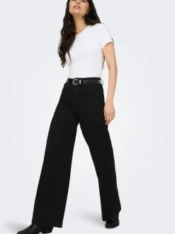ONLMADISON-ROYAL High waist Wide leg fit Jeans