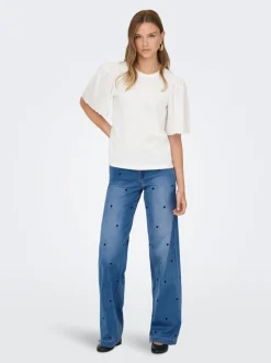 ONLMADISON-ROYAL High waist Wide leg fit Jeans