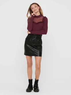 ONLMAIYA-MIRI imitatie leren minirok