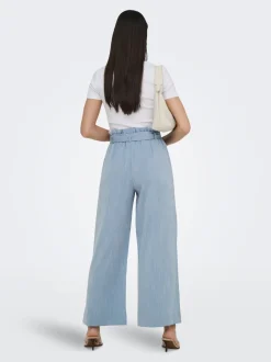 ONLMARSA Flared fit Paperbag broek