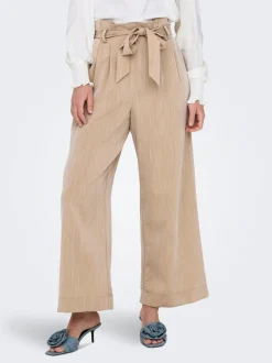 ONLMARSA Flared fit Paperbag broek