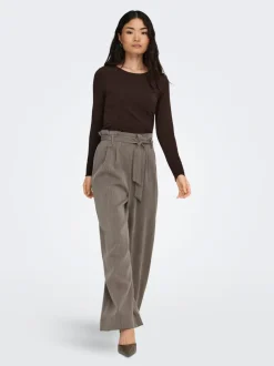 ONLMARSA Flared fit Paperbag broek