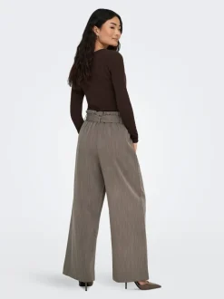 ONLMARSA Flared fit Paperbag broek
