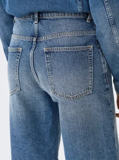 ONLMATE Mid waist Baggy fit Denim shorts