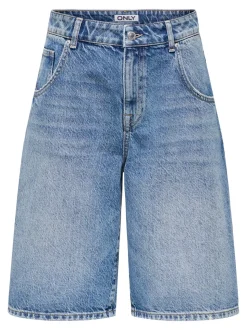 ONLMATE Mid waist Baggy fit Denim shorts