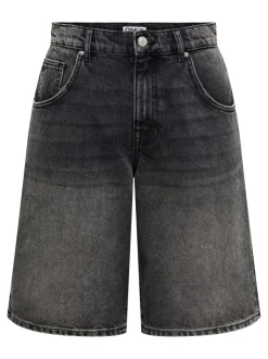 ONLMATE Mid waist Baggy fit Denim shorts