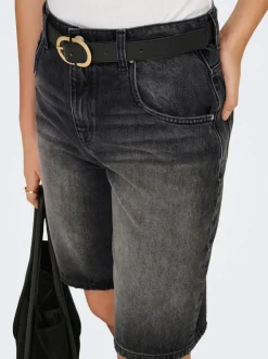 ONLMATE Mid waist Baggy fit Denim shorts