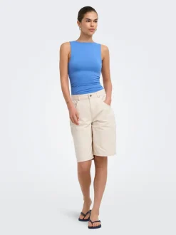 ONLMATE-SILLA Loose fit Denim shorts