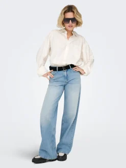 ONLMAYA Mid waist Wide leg fit Jeans