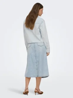 ONLMINDY Denim Denim rok Lange rok