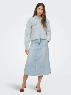 ONLMINDY Denim Denim rok Lange rok