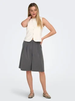 ONLNALINA Mid waist Loose fit Bermuda shorts