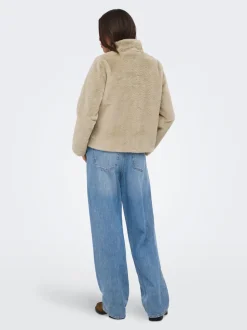 ONLNEWVIDA Jas van synthetisch bont